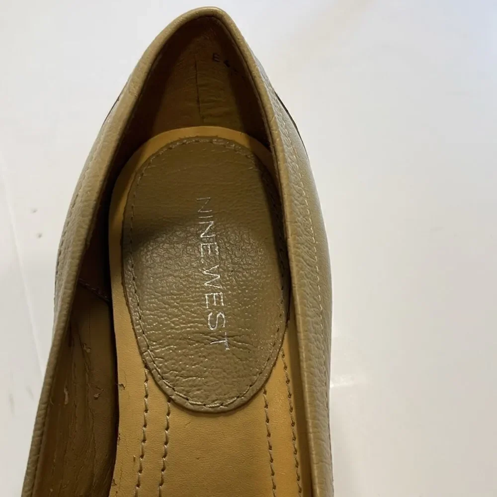 Nine West Leather Kitten Heel Pumps